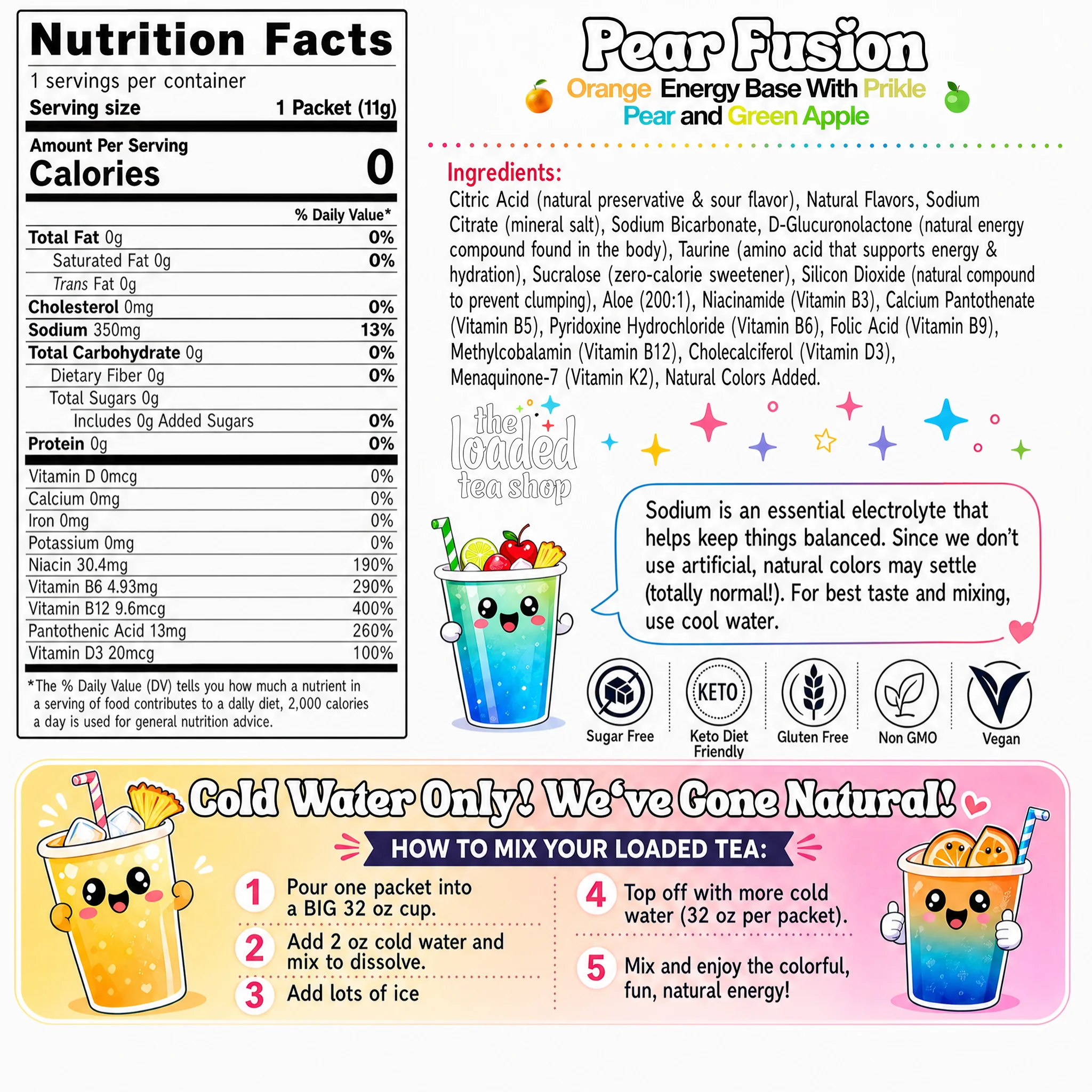 Pear Fusion (Caffeine-Free) - Image 4